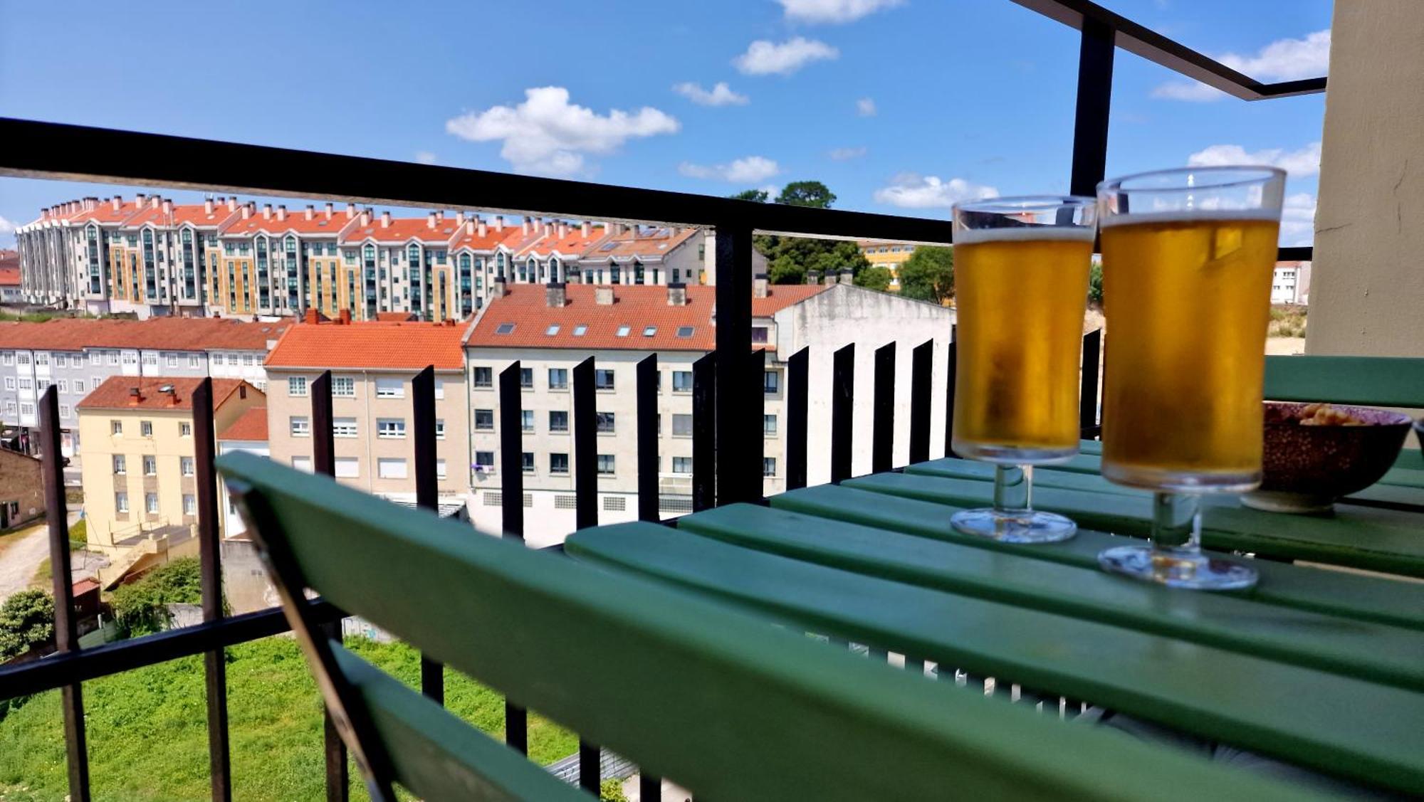Soleado A Un Paseo De La Catedral Apartment Santiago de Compostela Bagian luar foto
